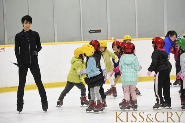 羽生結弦　kiss&cry　真夏の氷上カーニバル　スケート教室